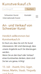 Mobile Screenshot of kunstverkauf.ch